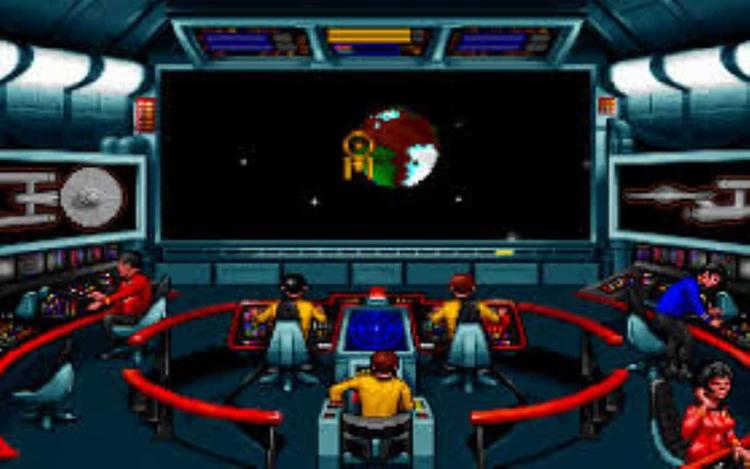 Gameplay screen of Star Trek: 25th Anniversary (3/8)