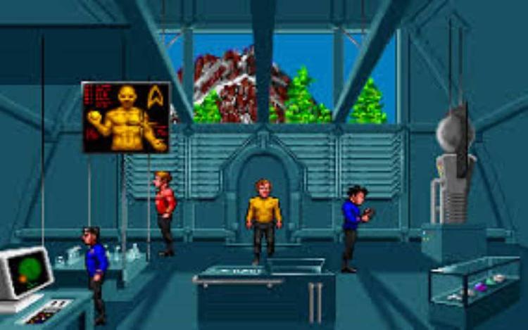 Gameplay screen of Star Trek: 25th Anniversary (1/8)