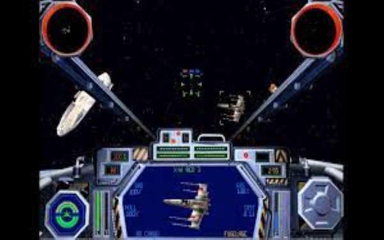 Gameplay screen of Star Wars: TIE Fighter (8/8)