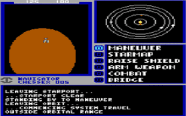 Gameplay screen of Starflight (6/8)