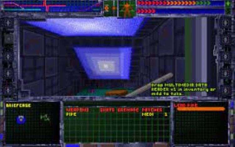 Gameplay screen of System Shock (4/8)