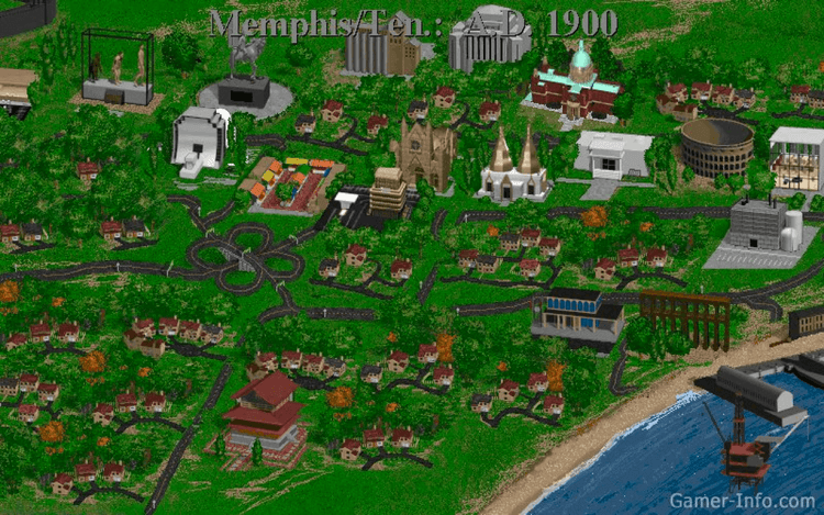 Gameplay screen of Sid Meier's Civilization II: Conflicts in Civilization (6/8)