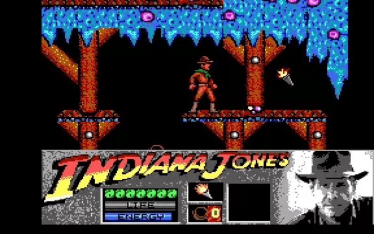 Gameplay screen of Indiana Jones and the Last Crusade: The Action Game (4/8)