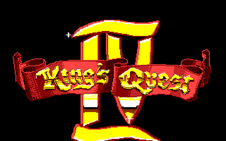 Gameplay screen of King's Quest IV: The Perils of Rosella (1/8)