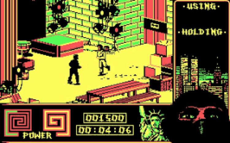 Gameplay screen of Last Ninja 2: Back with a Vengeance (4/8)