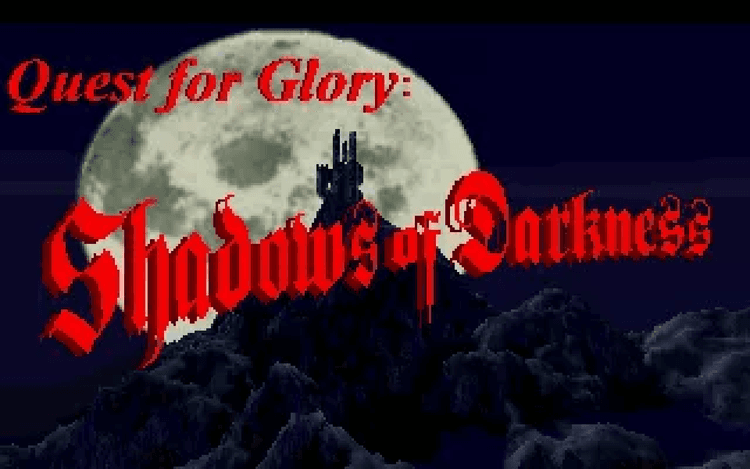 Gameplay screen of Quest for Glory: Shadows of Darkness (7/8)