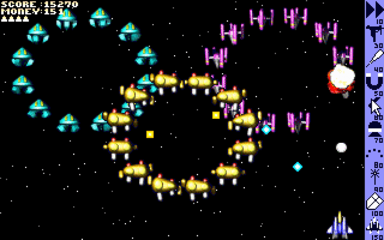 Gameplay screen of Space Invaders (4/4)