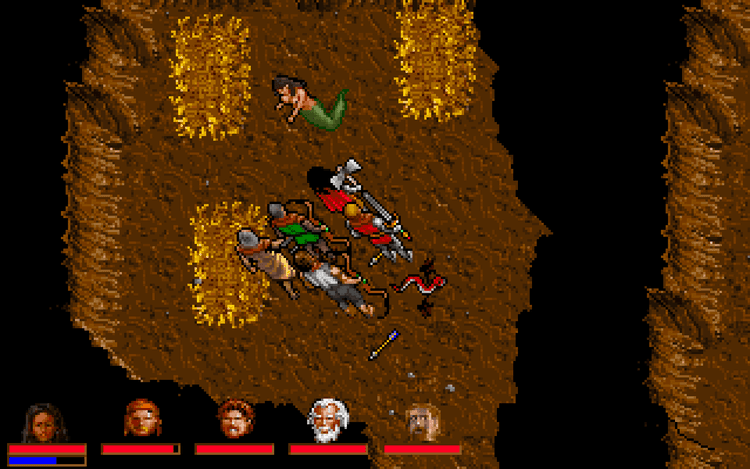 Gameplay screen of Ultima VII: Part Two - Serpent Isle (1/8)