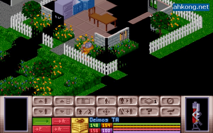 Gameplay screen of X-COM: UFO Defense (6/8)