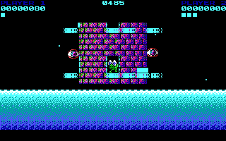 Gameplay screen of Tower Toppler (1/4)