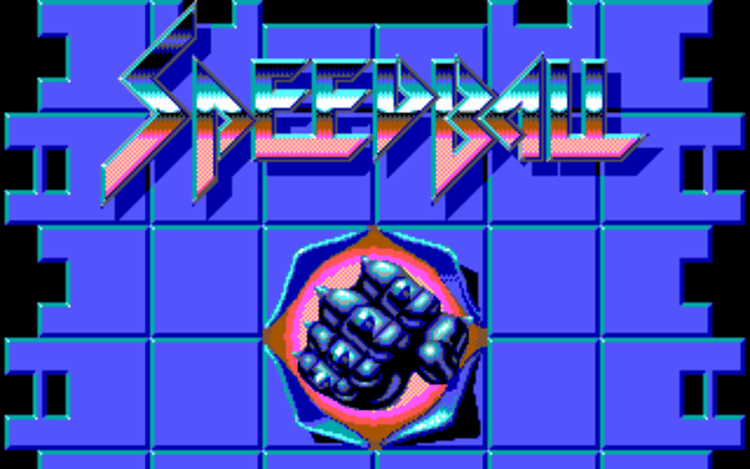 Gameplay screen of Speedball (1/4)