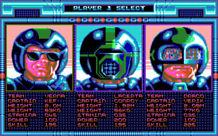 Gameplay screen of Speedball (3/4)