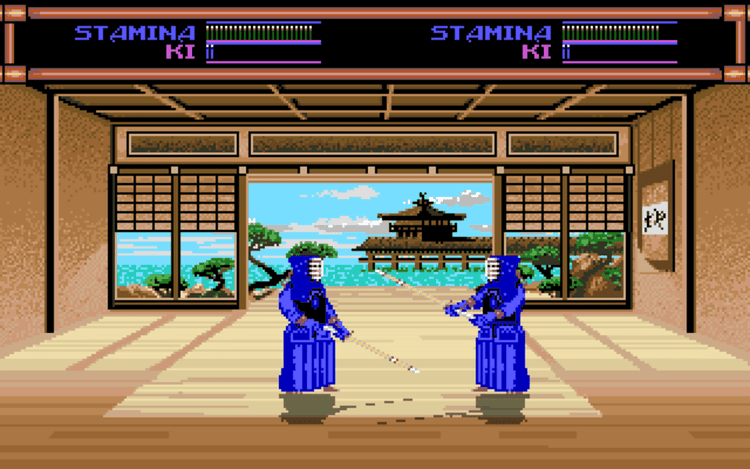 Gameplay screen of Budokan: The Martial Spirit (6/8)