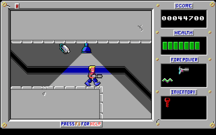 Gameplay screen of Duke Nukem (7/8)