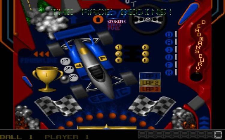 Gameplay screen of Epic Pinball (5/8)