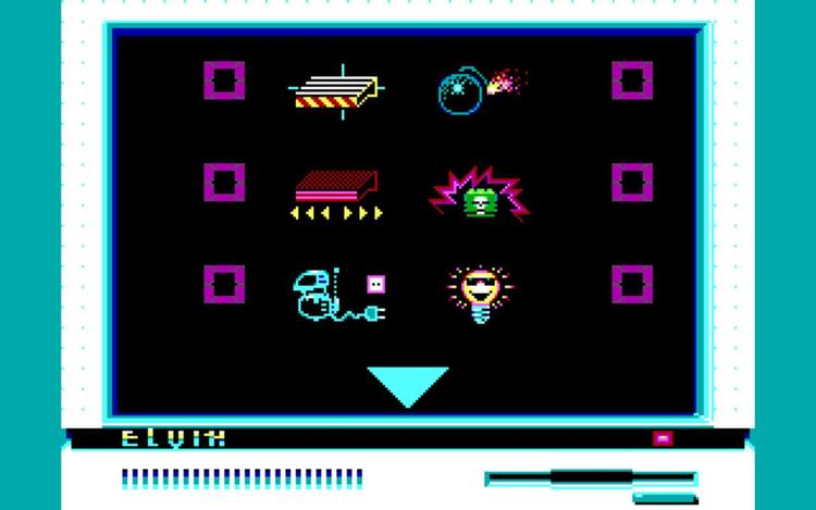 Gameplay screen of Impossible Mission II (6/8)