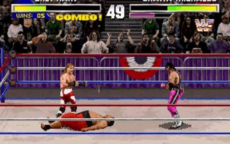 Gameplay screen of WWF WrestleMania (8/8)