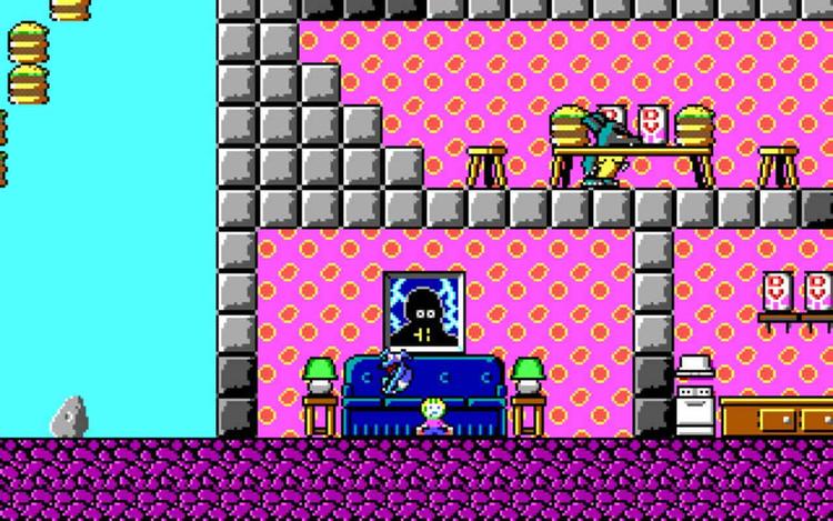 Gameplay screen of Commander Keen 3: Keen Must Die! (7/8)