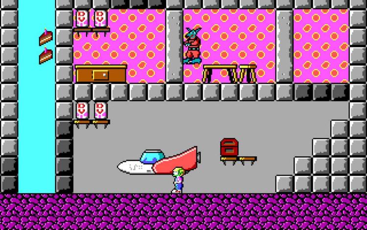 Gameplay screen of Commander Keen 3: Keen Must Die! (8/8)