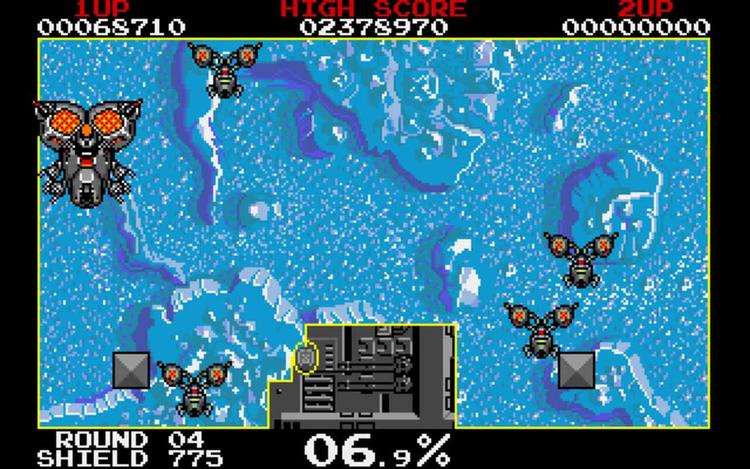 Gameplay screen of Volfied (8/8)